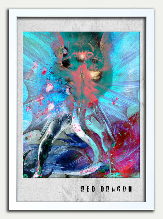 Red Dragon "William Blake" Fine Art Print