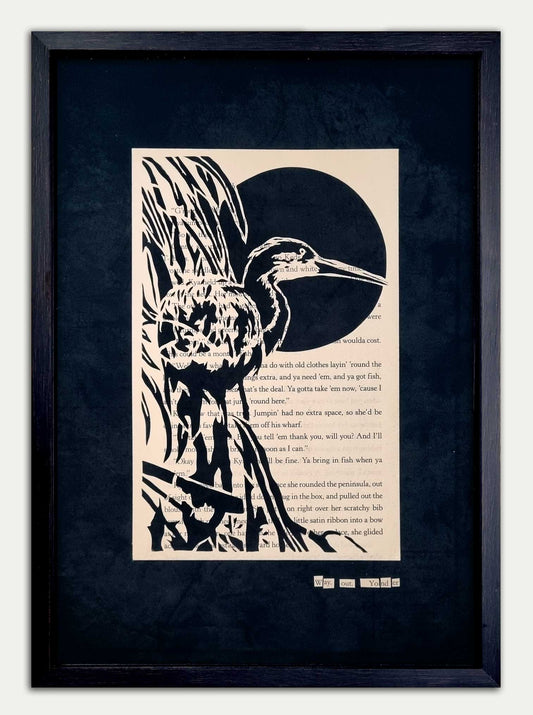 Where the Crawdads Sing "Way Out Yonder" Open Edition Single Page Papercut