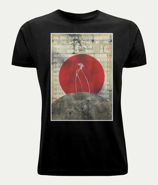 War of the Worlds// "MONSTROUS TRIPOD" Grunge T-Shirt Black