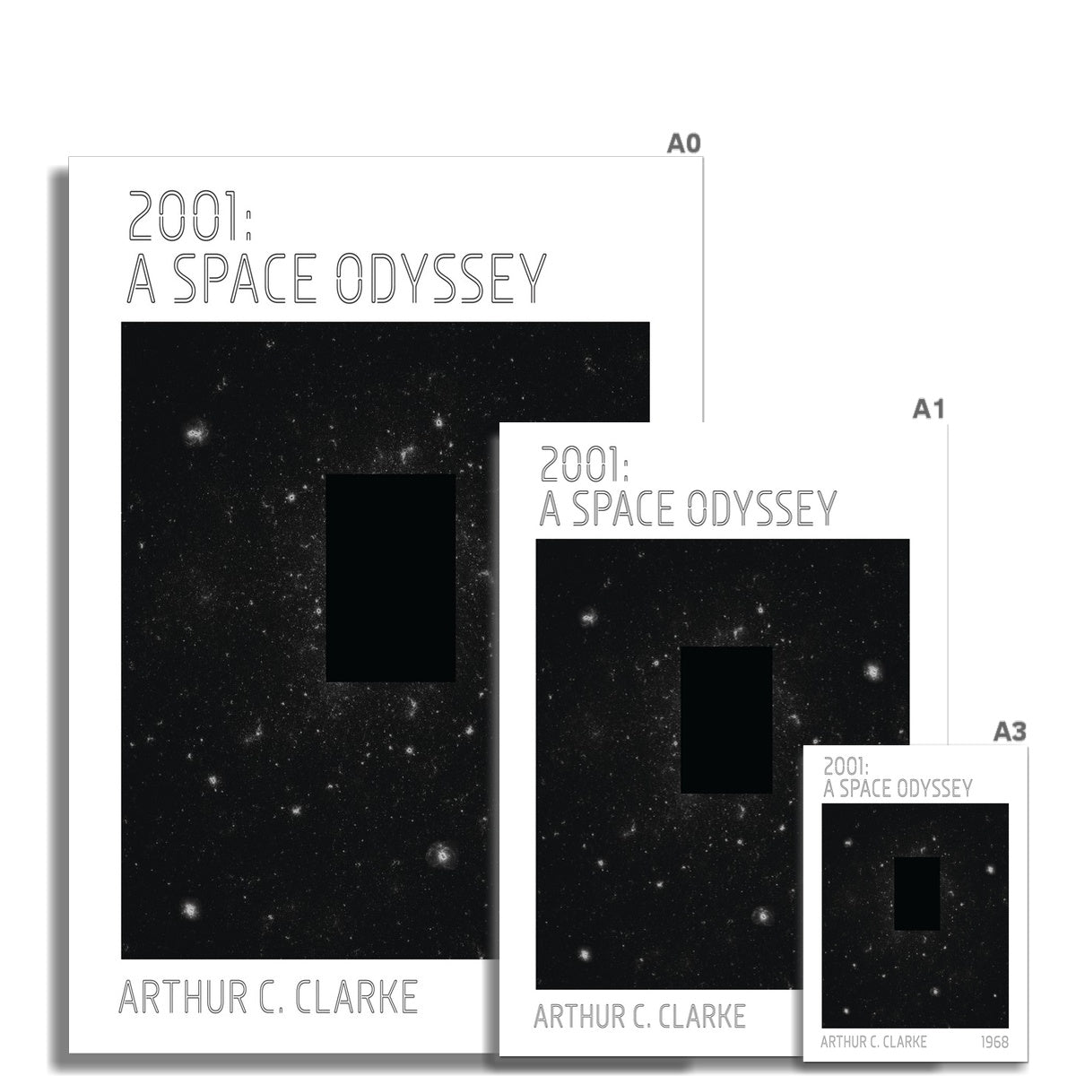 2001 Space Odyssey// Full of Stars Wall Art Poster