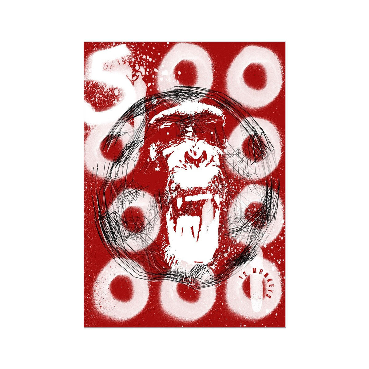 12 MONKEYS - 5 BILLION - POSTER Wall Art Poster