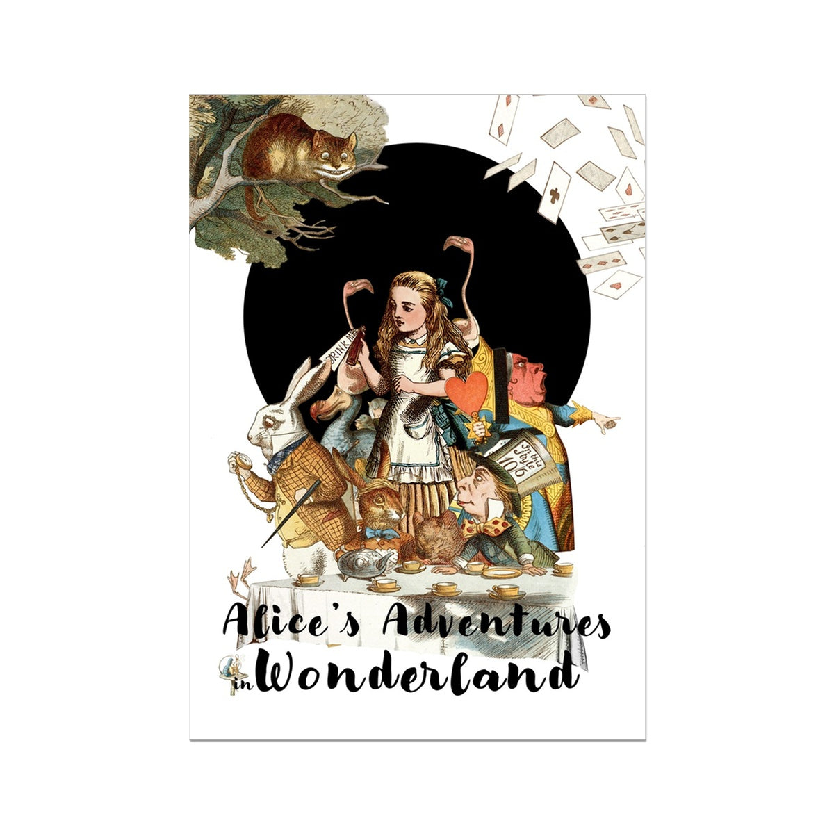 Alice in Wonderland // Down the Hatch Poster Wall Art Poster