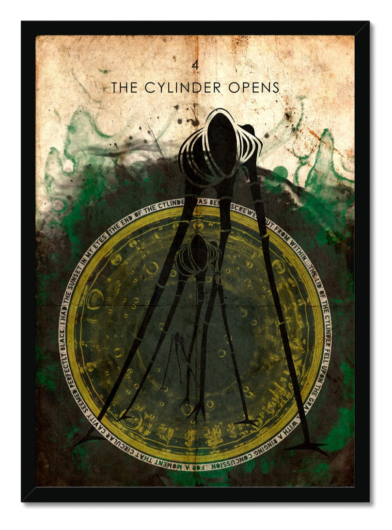 War of the WOrlds// "The Cylinder Opens" Print