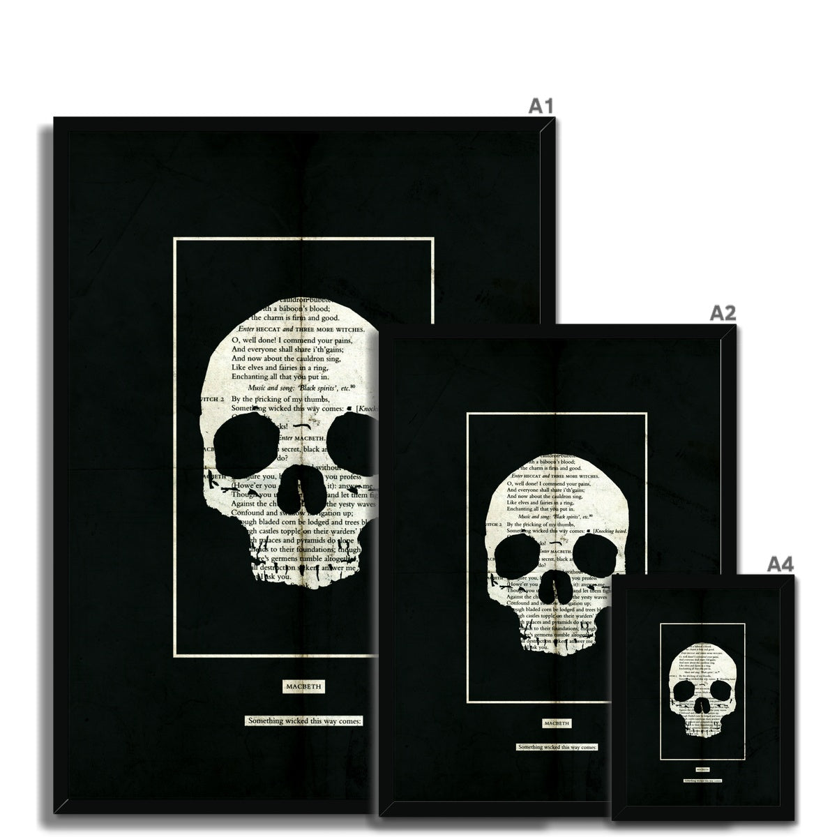 Macbeth "Something Wicked" Double Fine Art Print