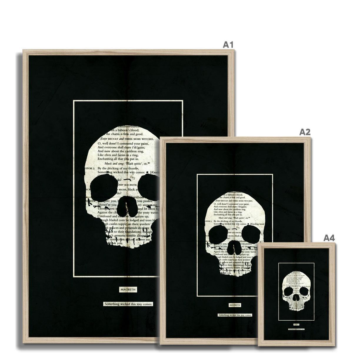 Macbeth "Something Wicked" Double Fine Art Print