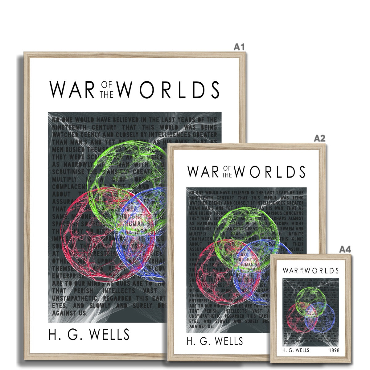 War of the Worlds "Human Thought" Fine Art Print