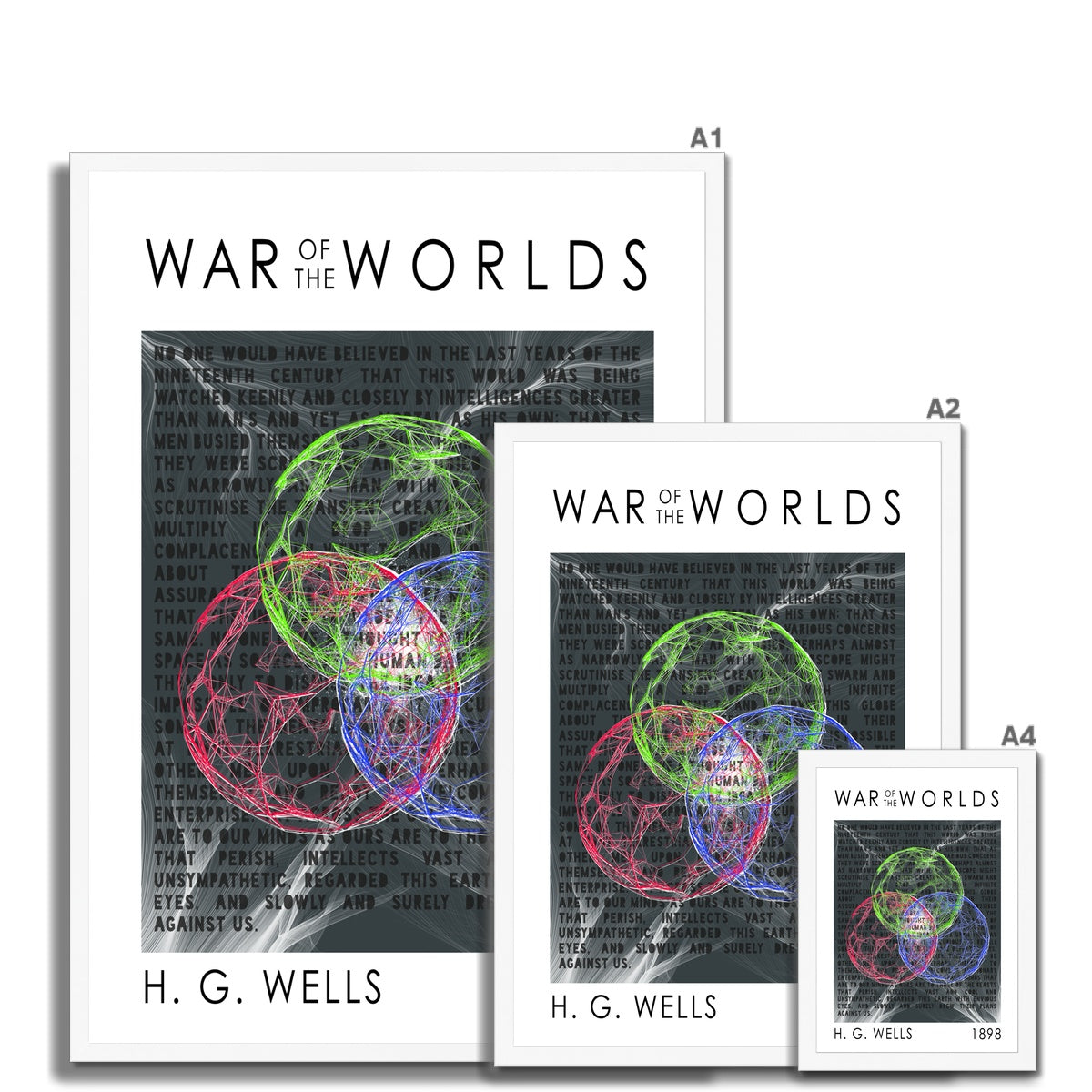War of the Worlds "Human Thought" Fine Art Print