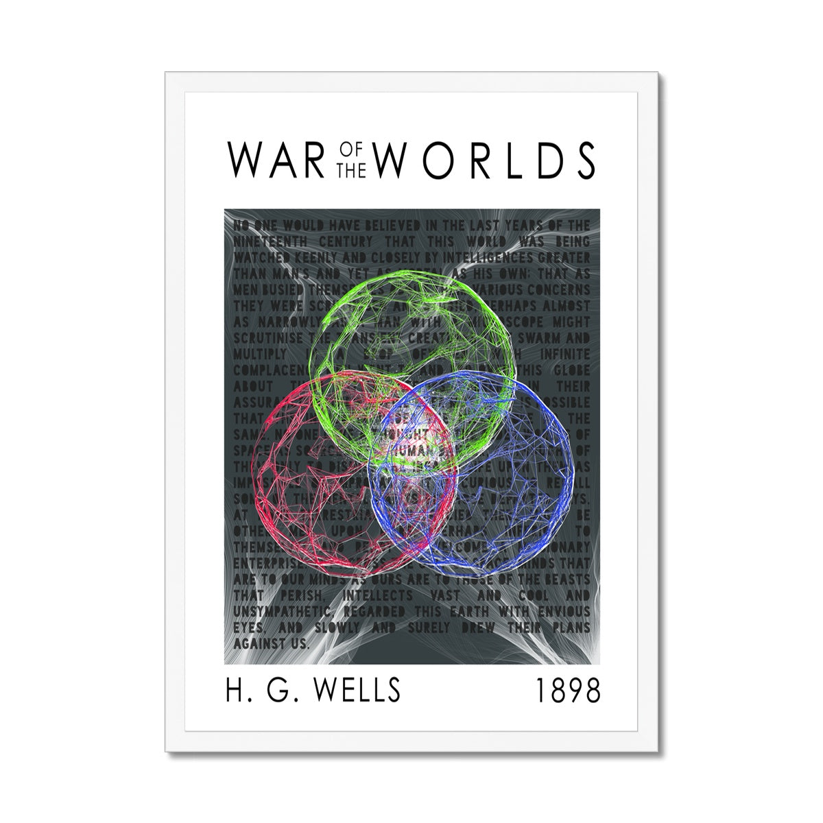 War of the Worlds "Human Thought" Fine Art Print