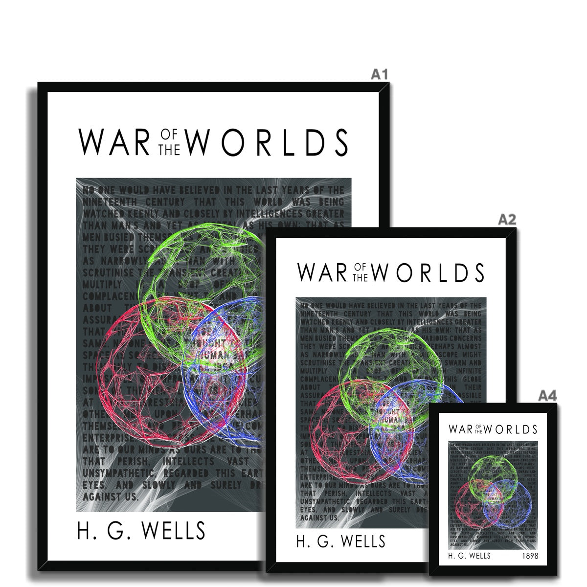 War of the Worlds "Human Thought" Fine Art Print