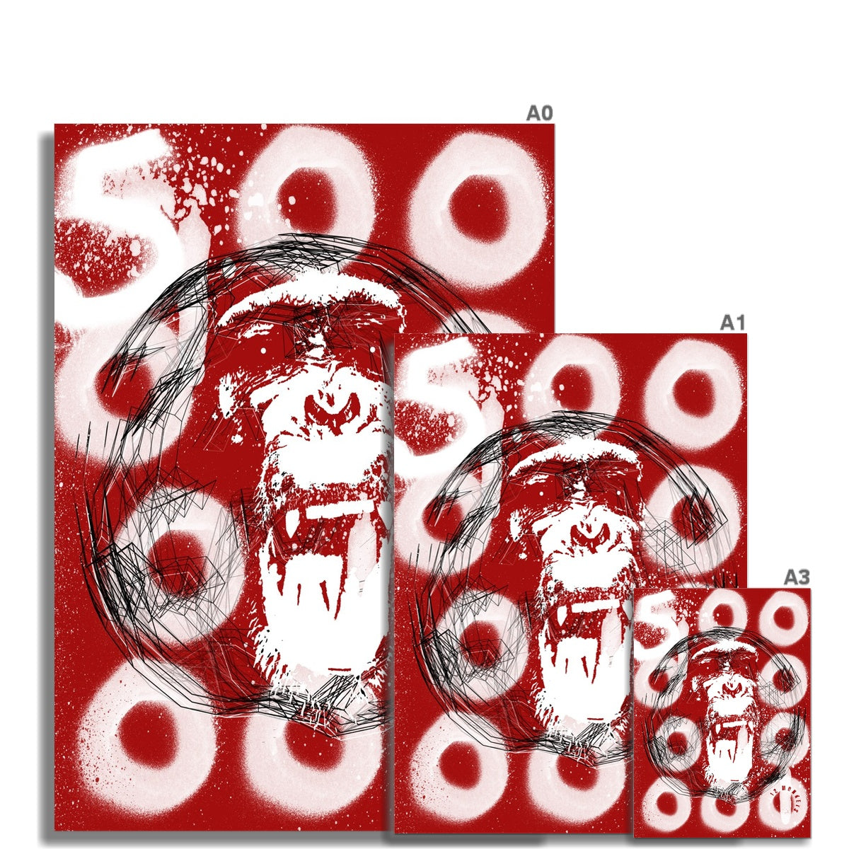 12 MONKEYS - 5 BILLION - POSTER Wall Art Poster