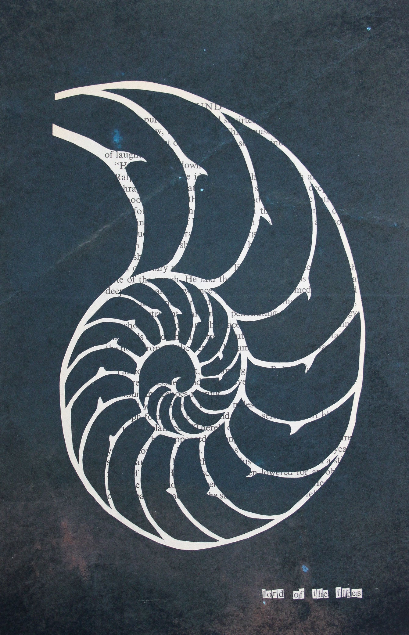 Lord of the Flies "Conch 18" | Double Paper Cut | Limited Edition 1 of 1