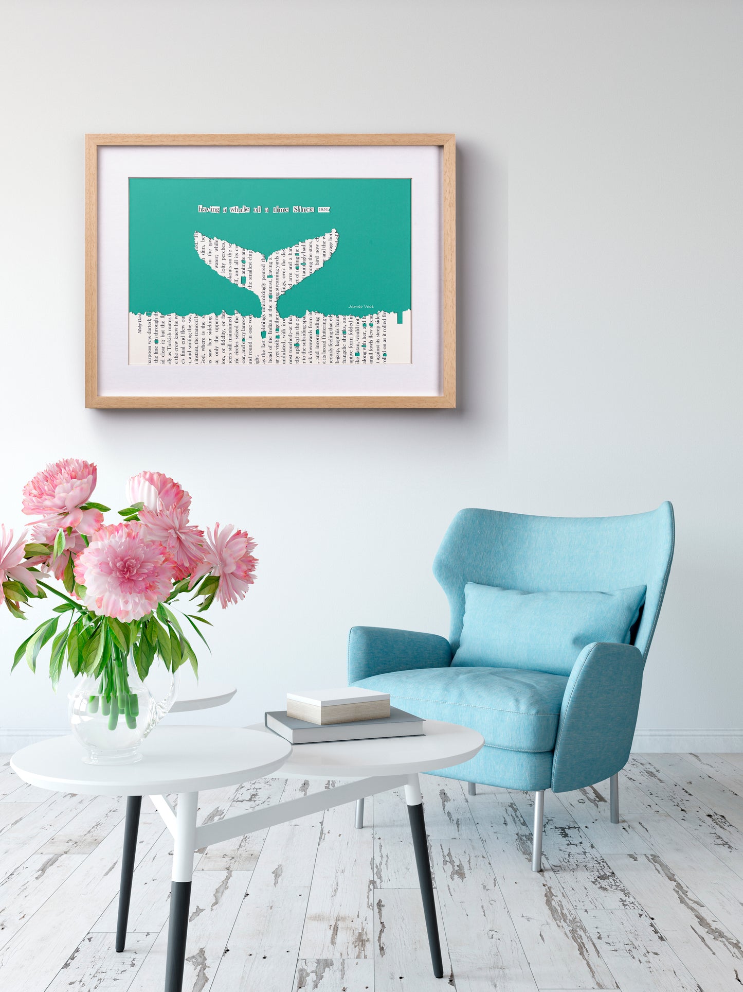 Moby Dick "Whale of a Time" Art Print
