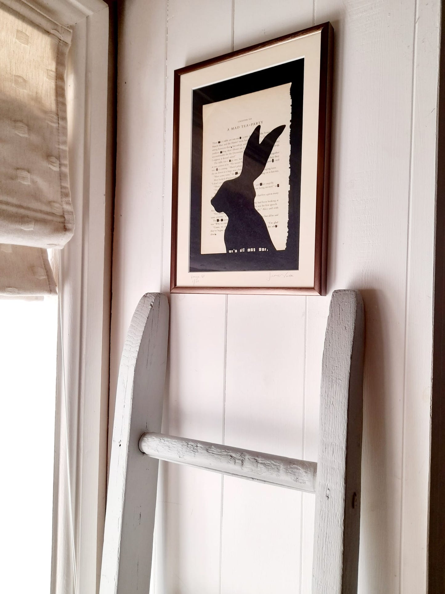 Alice in Wonderland "A Mad Tea-Party" Original Double Papercut