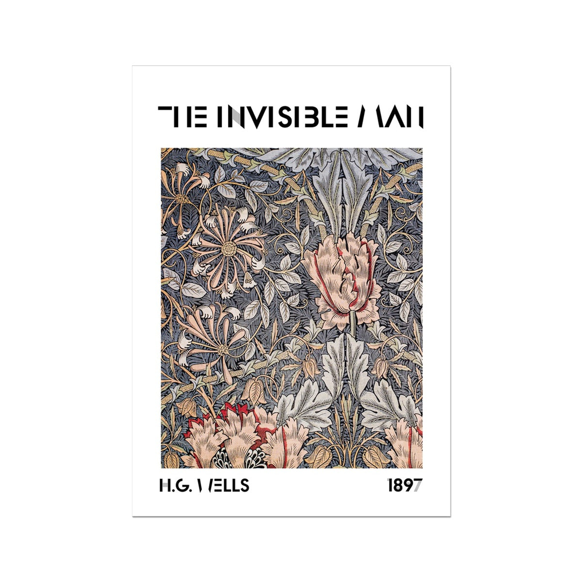 The Invisible Man on Tuesday Poster Wall Art Poster