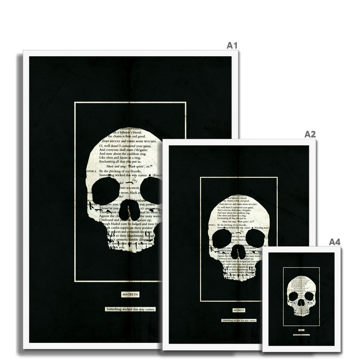 Macbeth "Something Wicked" Double Fine Art Print