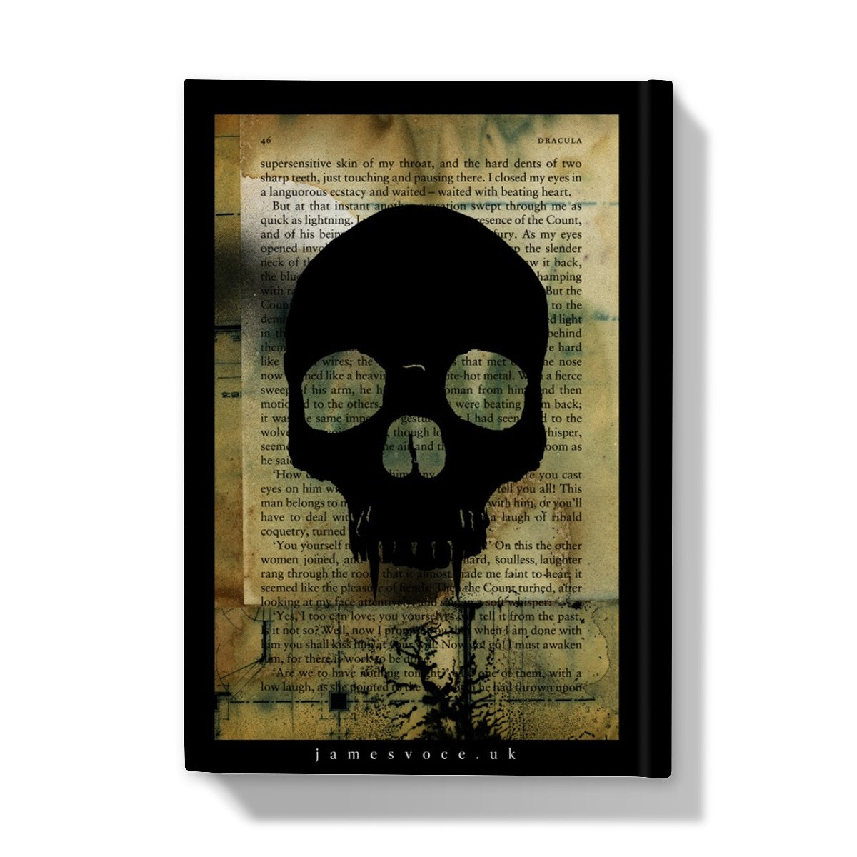 Dracula// Skull of a Vampire 46 Hardback Journal