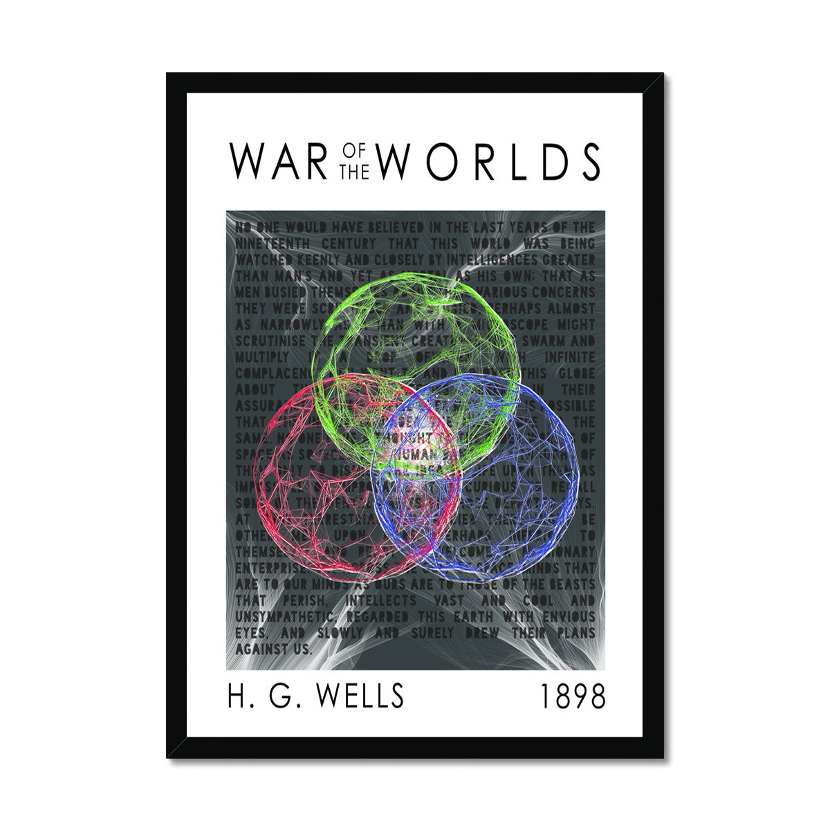 War of the Worlds "Human Thought" Fine Art Print