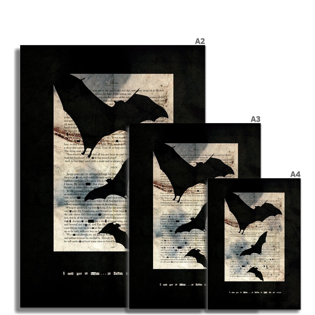 Dracula "You Wouldn't Understand" in Black - James Voce // artist