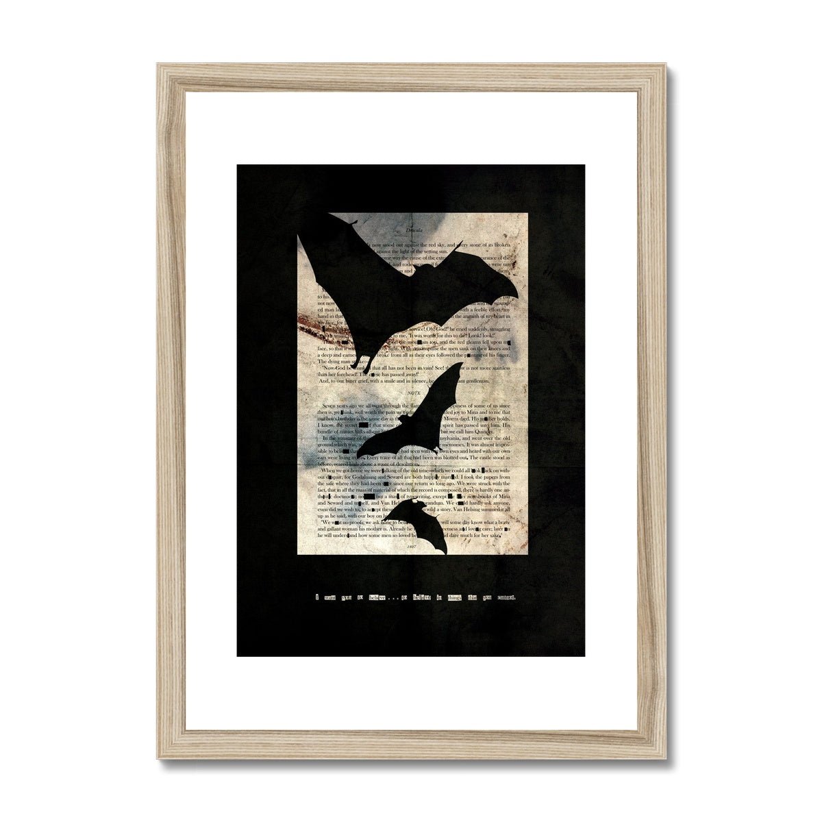 Dracula "You Wouldn't Understand" in Black - James Voce // artist