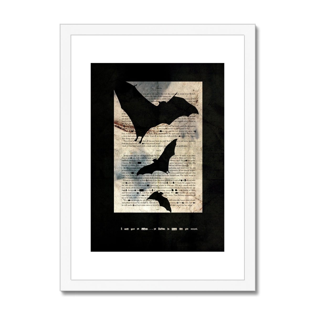 Dracula "You Wouldn't Understand" in Black - James Voce // artist