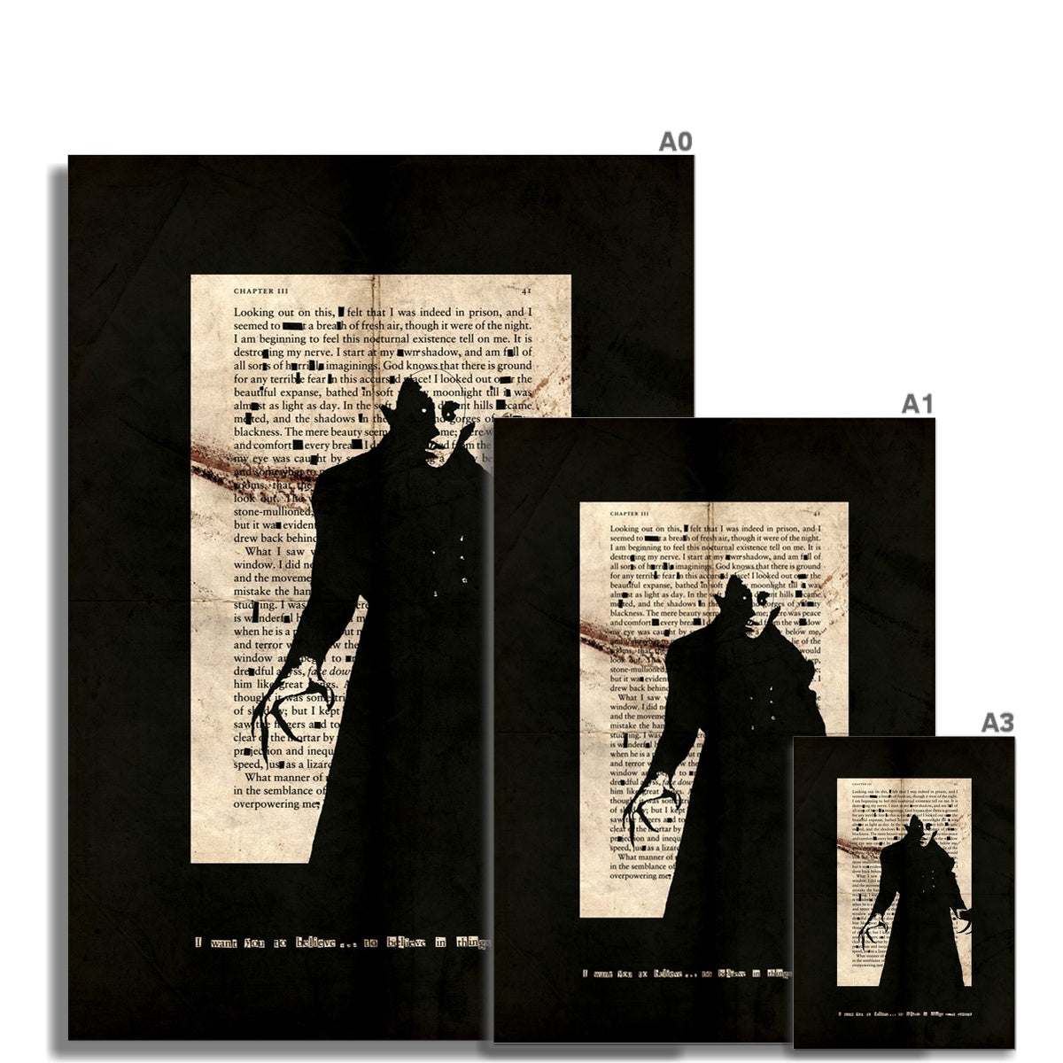 Dracula // Nosferatu 41 Poster Wall Art Poster
