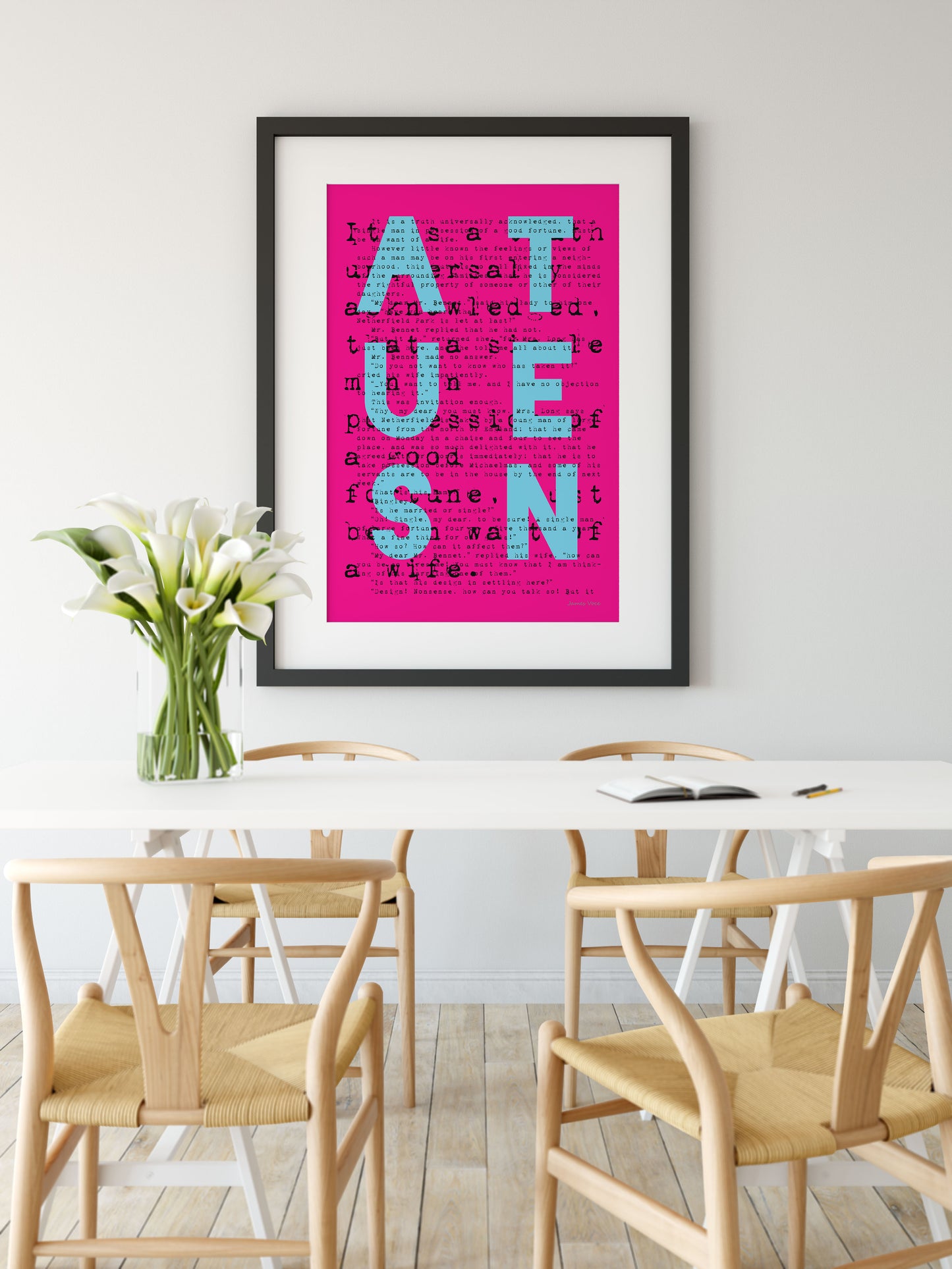 Jane Austen // AUSTEN in Pink - Pride & Prejudice