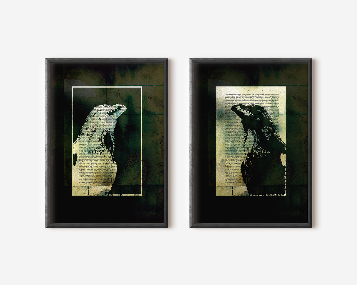 The Raven// "Black Raven 1845" Proof Print