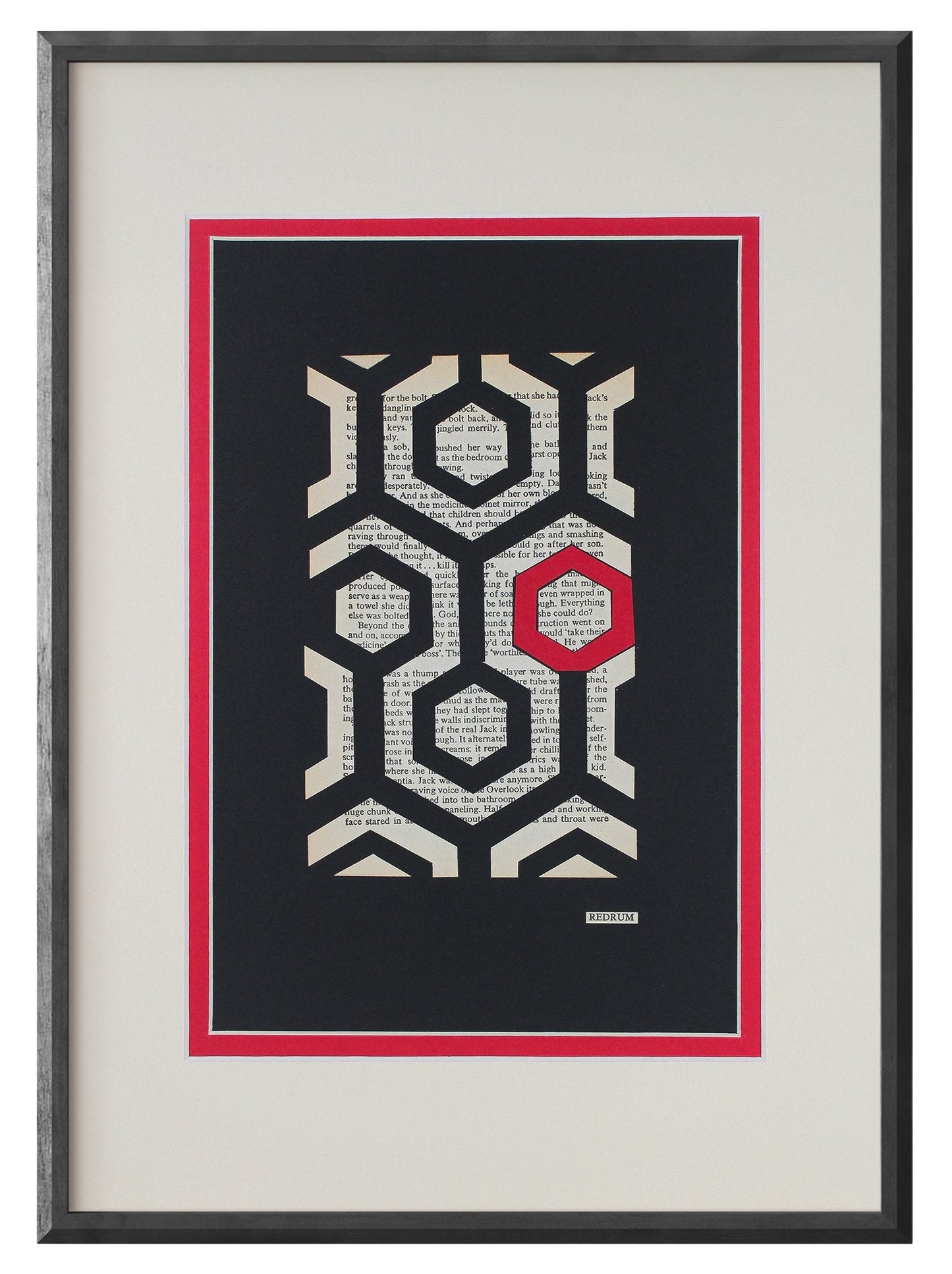 The Shining "REDRUM 382" | Double Paper Cut | Limited Edition 1 of 1 - James Voce // artist