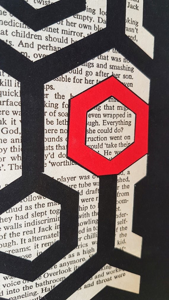 The Shining "REDRUM 382" | Double Paper Cut | Limited Edition 1 of 1 - James Voce // artist