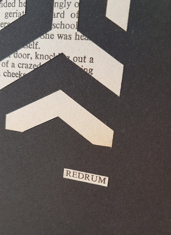 The Shining "REDRUM 382" | Double Paper Cut | Limited Edition 1 of 1 - James Voce // artist