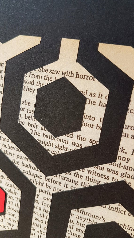 The Shining "REDRUM 382" | Double Paper Cut | Limited Edition 1 of 1 - James Voce // artist