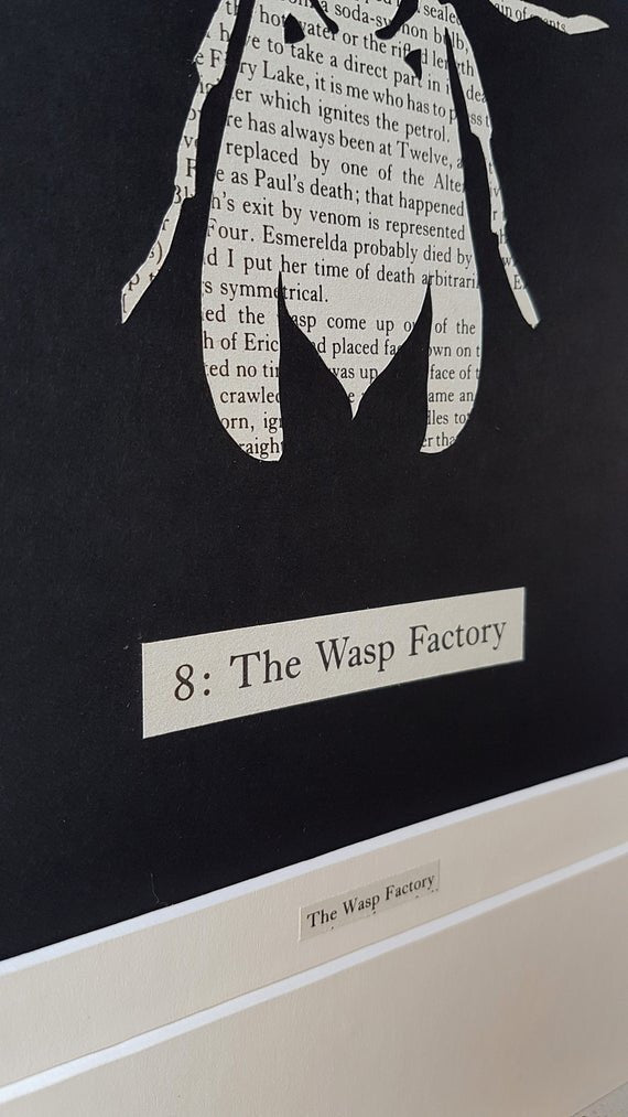 The Wasp Factory "WASP 122 Part 2" | Single Paper Cut | Limited Edition 1 of 1 - James Voce // artist