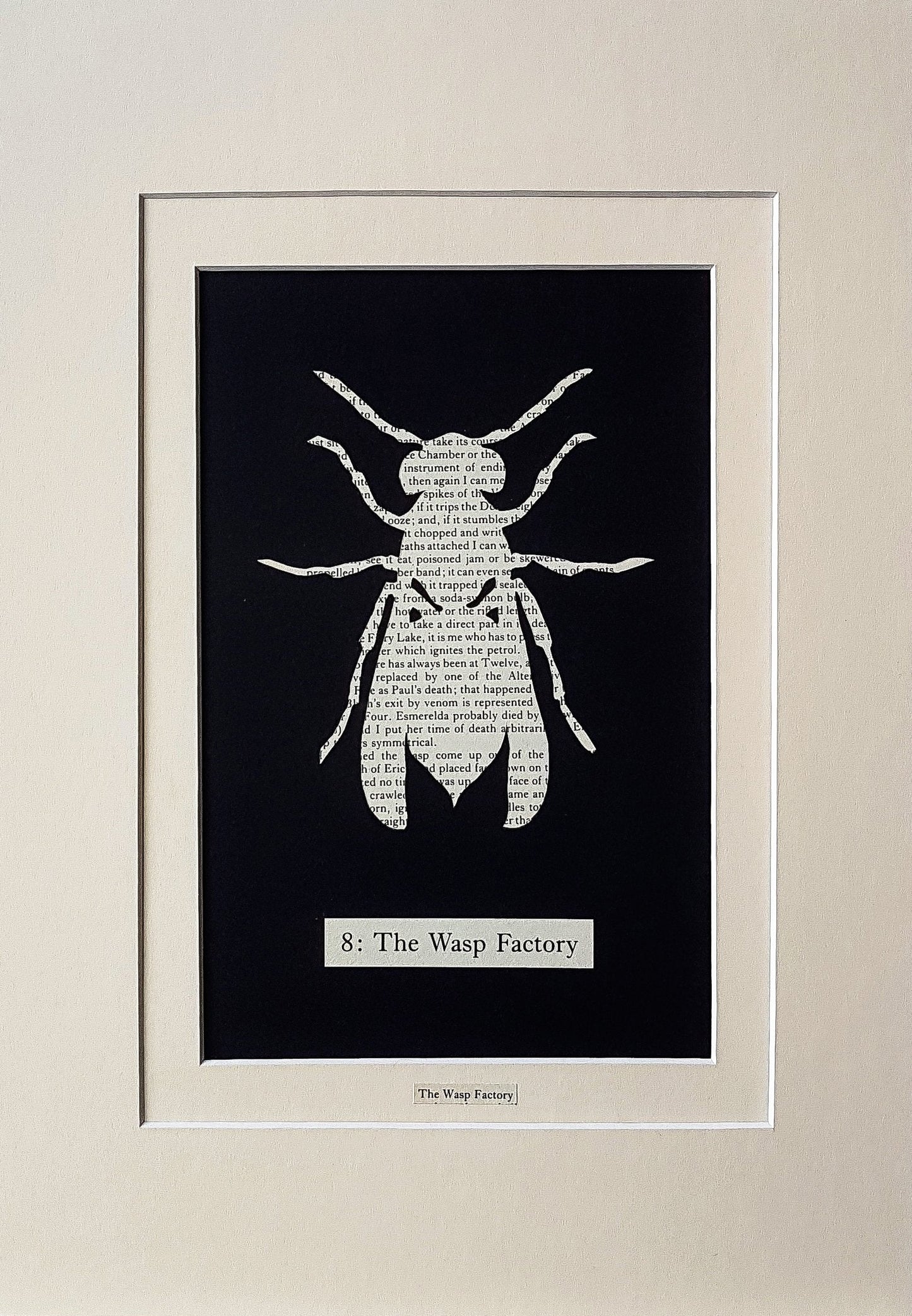 The Wasp Factory "WASP 122 Part 2" | Single Paper Cut | Limited Edition 1 of 1 - James Voce // artist