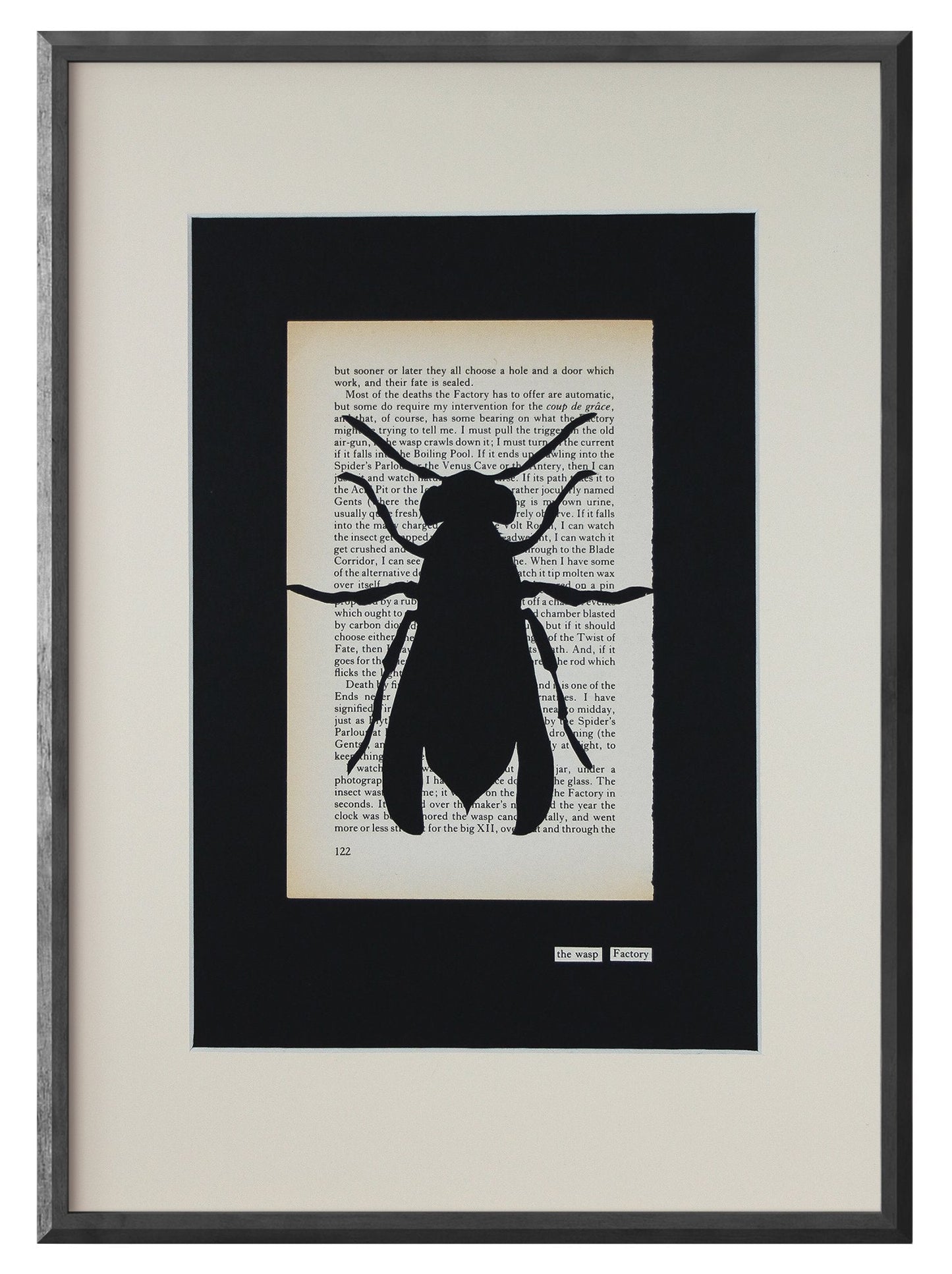 The Wasp Factory "WASP 122" | Single Paper Cut | Limited Edition 1 of 1 - James Voce // artist