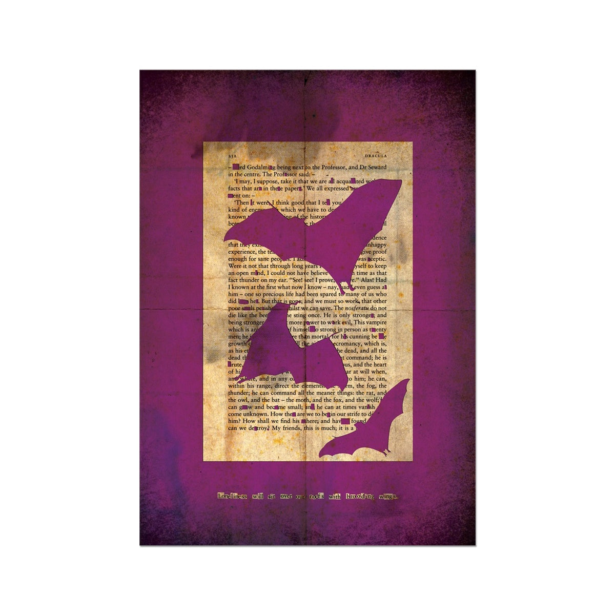 Purple Literature Art