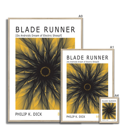 Blade Runner// Reaction Time is a Factor Framed Print