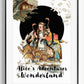 Alice in Wonderland // Down the Hatch Poster Wall Art Poster