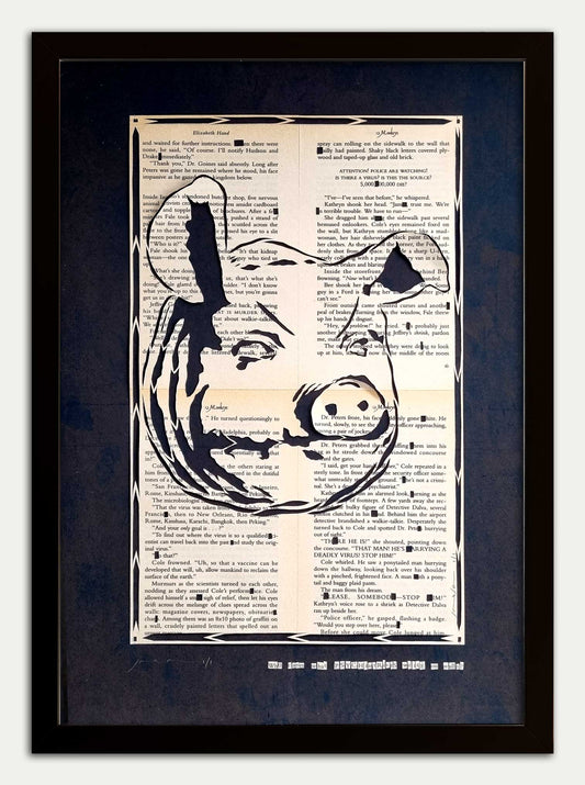 12 Monkeys "Who Cares What Psychiatrists Write on Walls?" Original Papercut