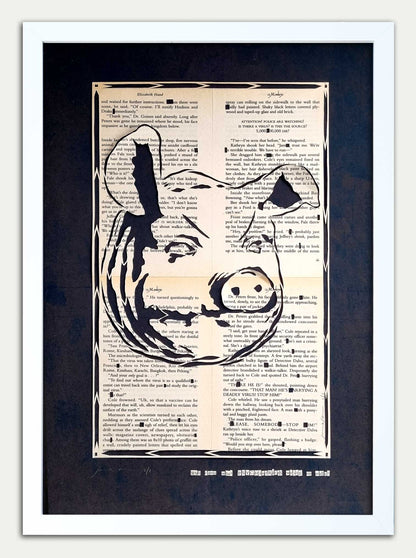 12 Monkeys "Who Cares What Psychiatrists Write on Walls?" Original Papercut