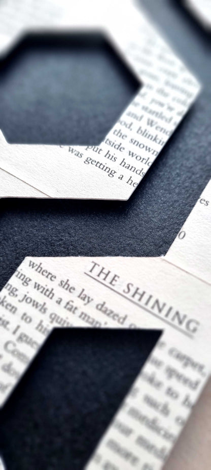 The Shining// "The Grady Twins" 3D Framed Papercut Book Pages