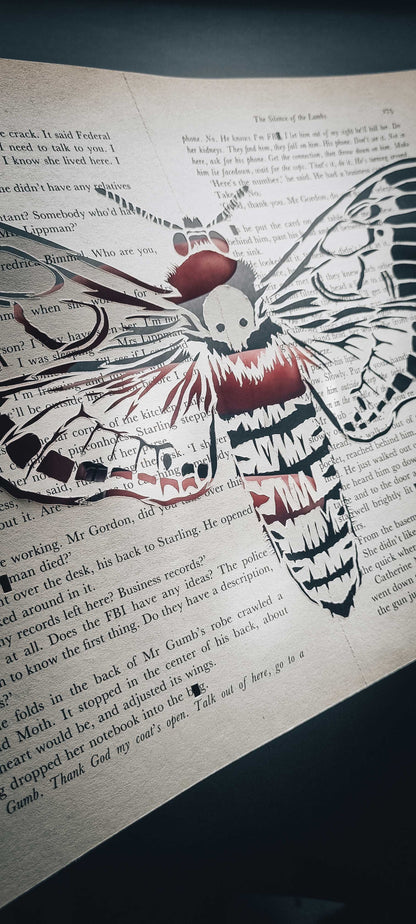 Silence of the Lambs// "Acherontia atropos 272-273" Original Papercut