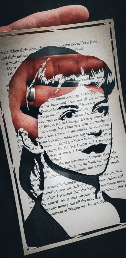 The Bell Jar "Sylvia Plath 133" Original Papercut