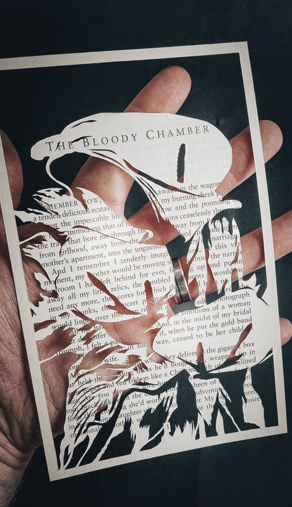 The Bloody Chamber "A Potential for Corruption" Original Single Page Papercut