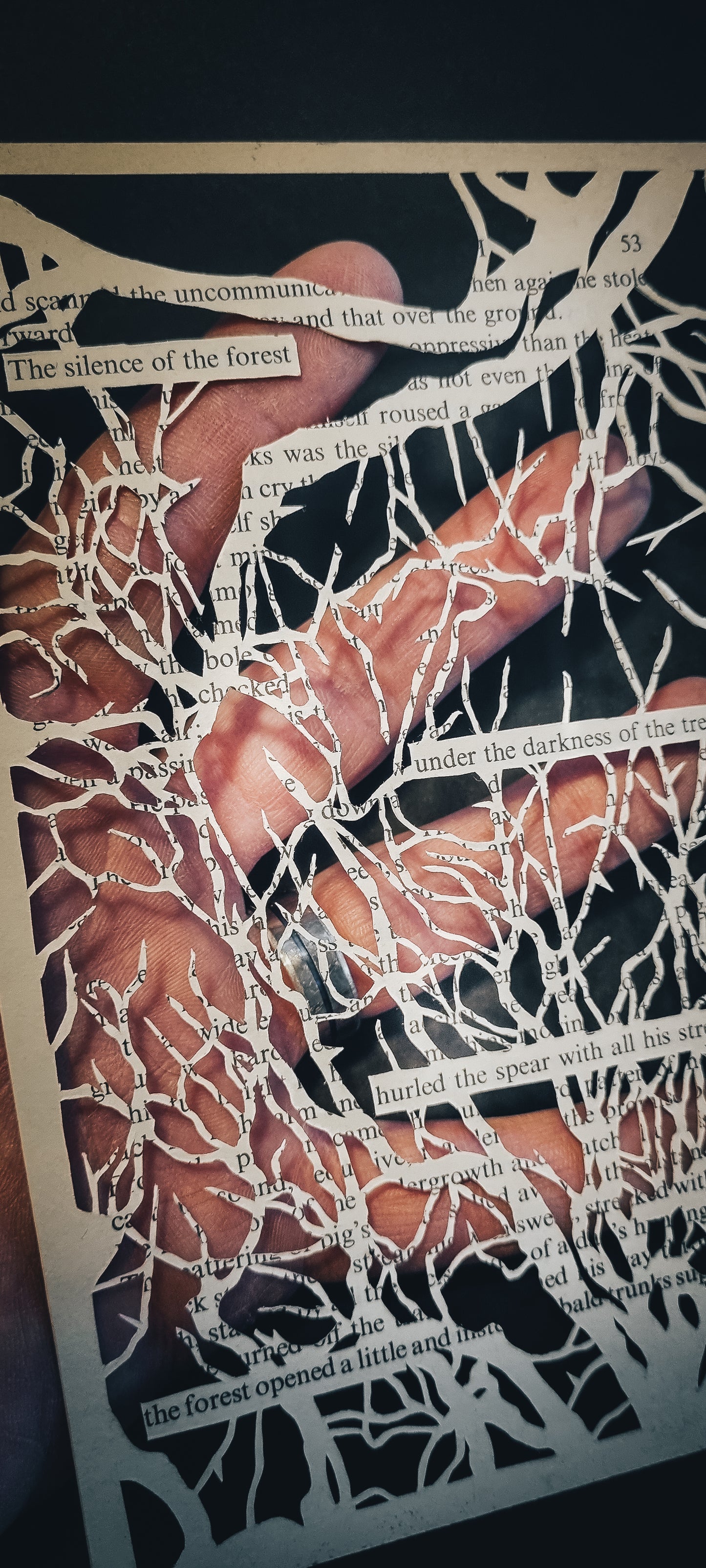 Lord of the Flies "Wee Beasties" Original Single Page Papercut