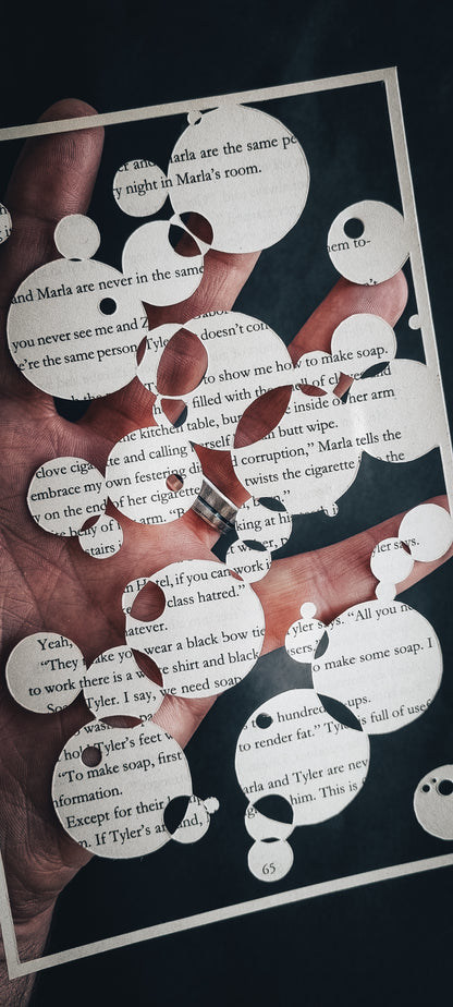 Fight Club "Lather Up, Baby" Original Single Page Papercut
