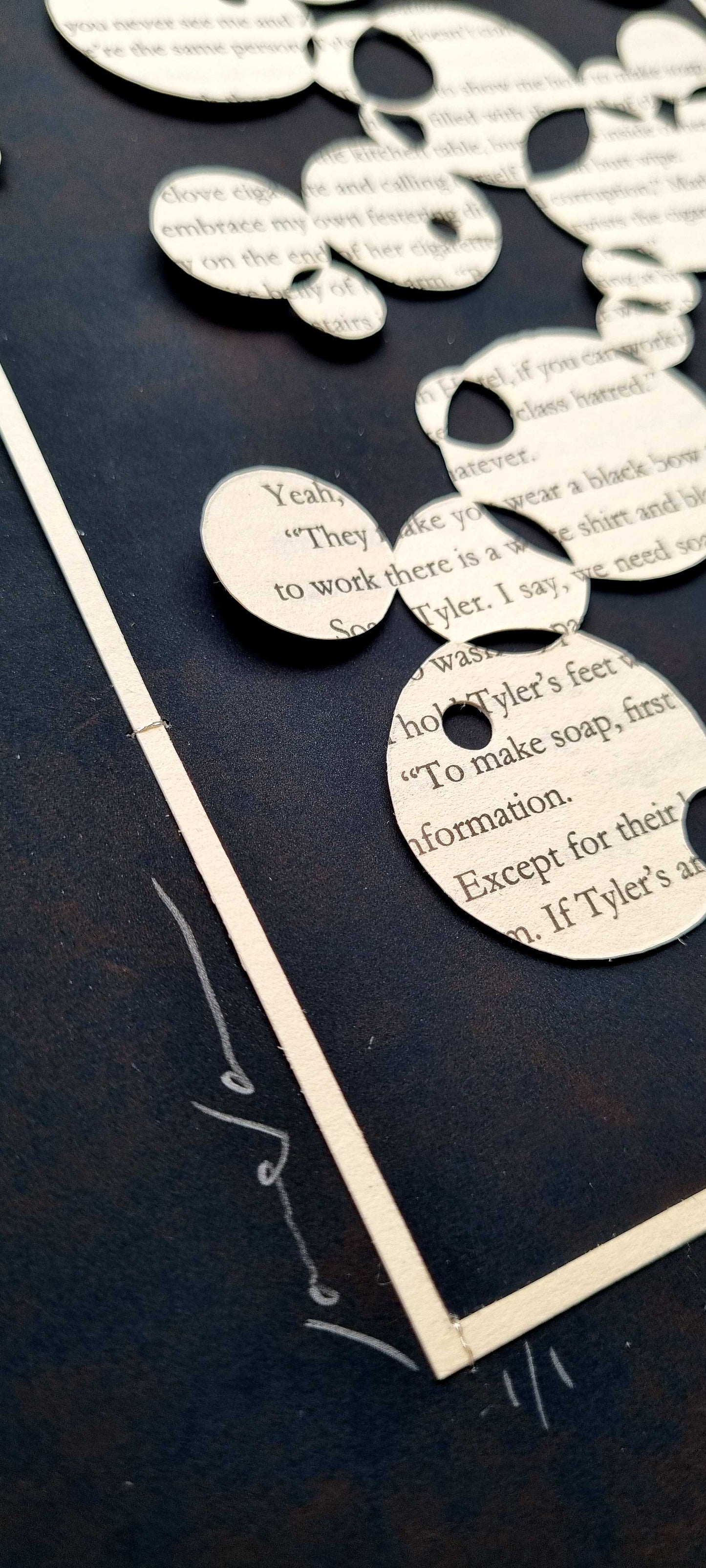 Fight Club "Lather Up, Baby" Original Single Page Papercut