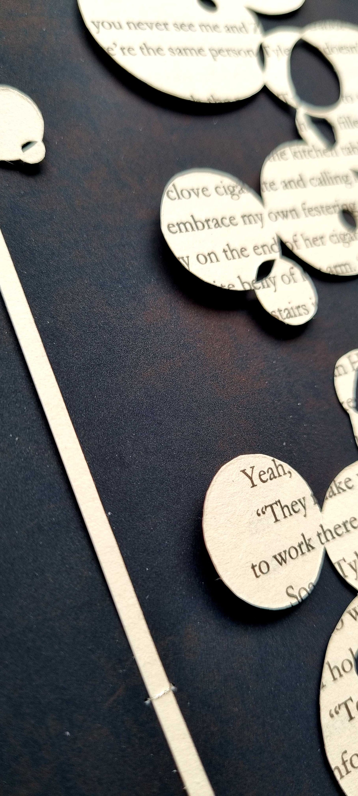 Fight Club "Lather Up, Baby" Original Single Page Papercut