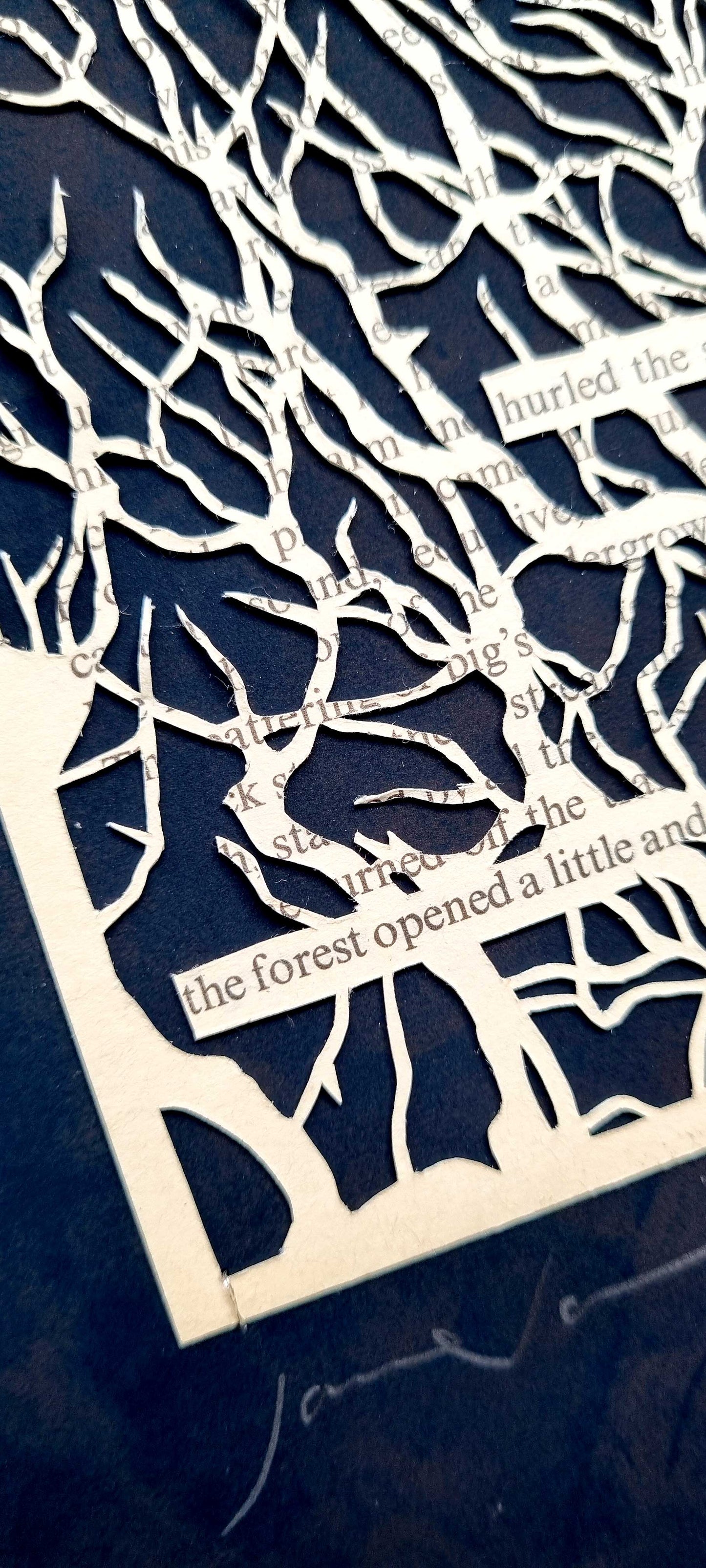 Lord of the Flies "Wee Beasties" Original Single Page Papercut
