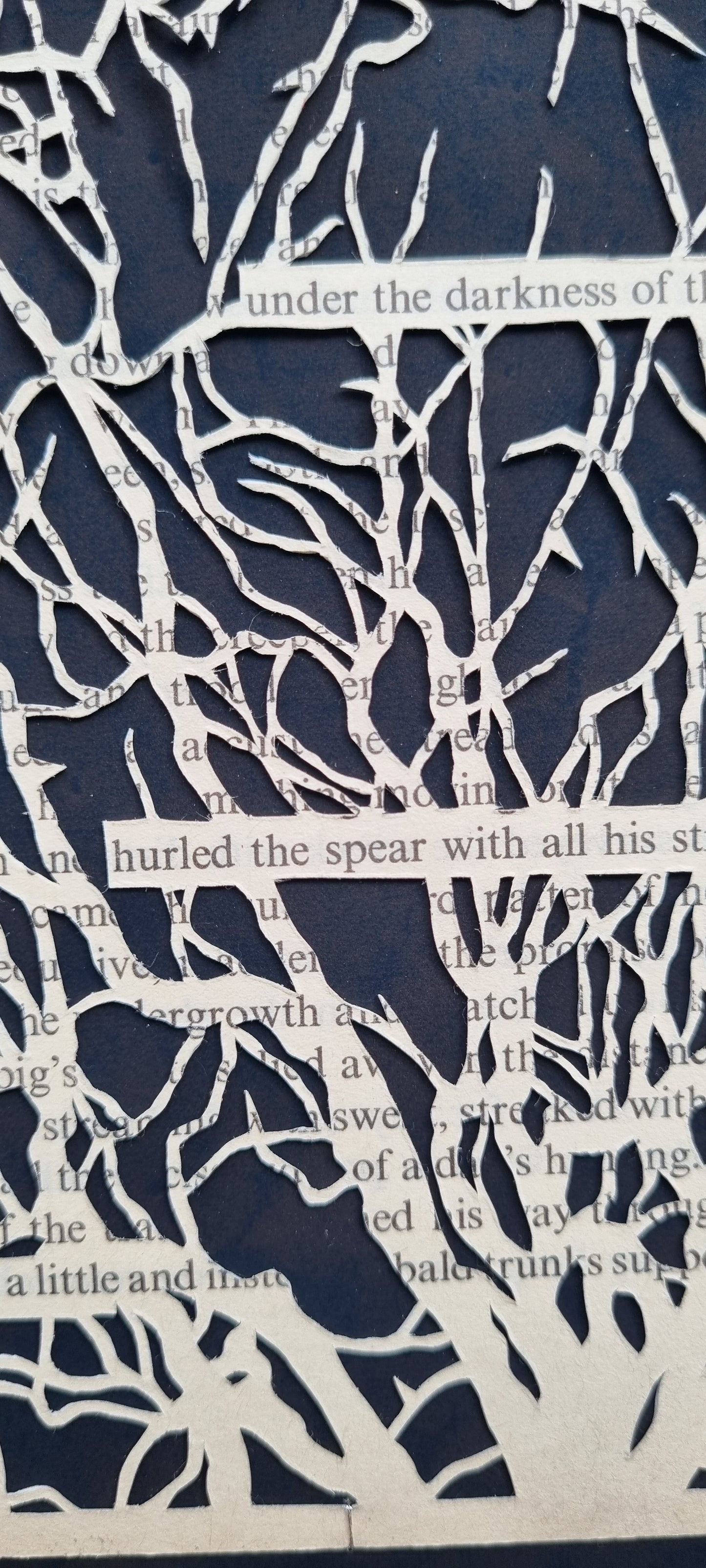 Lord of the Flies "Wee Beasties" Original Single Page Papercut