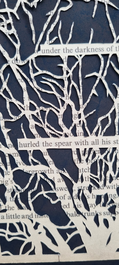 Lord of the Flies "Wee Beasties" Original Single Page Papercut